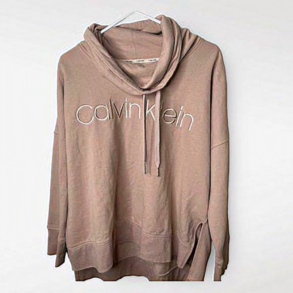 Calvin‎ Klein Pink Hooded Sweatshirt